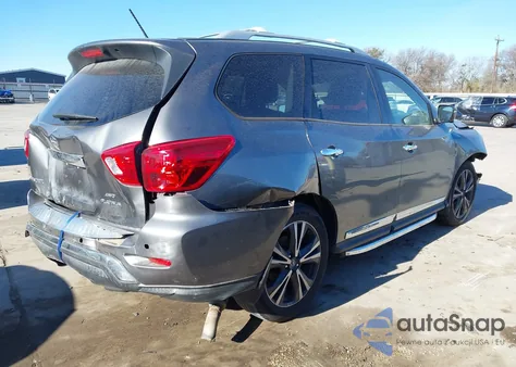 2018 Nissan Pathfinder Platinum from USA, damaged, VIN 5N1DR2MM1JC609982